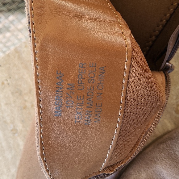 Style & Co faux suede light brown heeled boots size 10 1/2 - Picture 13 of 14